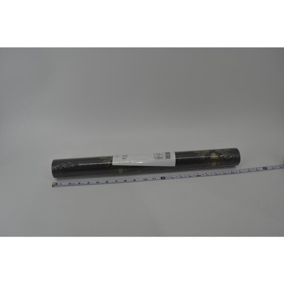 York Wall Honey Bee Gray Wall Paper ON1642 Gold Black 1 Roll - Picture 3 of 14